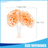 Soft Silicone Glowing Simulation Coral, Fluorescence Aquatic Artificial Water Plants for Aquarium (Orange)...