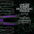 Buds Leaf Stem Fruit Flower Garden Scissors Non-stick Resin Resist Blade 8.58" Precision Micro-Tip Pruning Shears Bigger Grip Pruner Snips Effort-...