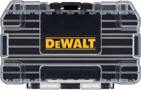 DEWALT ToughCase Tool Box, For Small Parts, 1 Compartment Organizer, Clip Latch For Secure Closing (DWASTCASEBLK)...