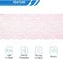 MECCANIXITY 7.1 Inch Wide 5 Yard Lace Ribbon Floral Pattern Pink Lace Trim Ribbon for Sewing Making,and DIY Crafts,Gift Wrapping,Wedding Decor...