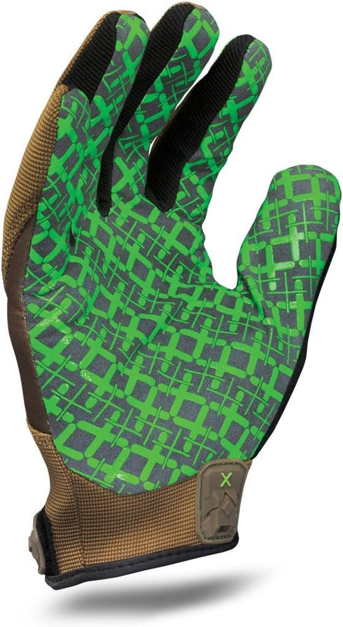 Ironclad EXO2-PGG-04-L Project Grip Gloves, Large, Brown & Green...