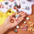 66Pcs Western Cowboy Focal Beads Silicone Keychain Making Kit Cow Horse Animal Beads Cowboy Hat Boots Round Hexagon Spacer Beads for Crafts DIY Pe...