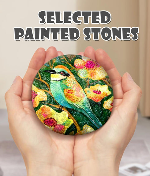 River Rocks for Painting Rock Painting Supplies Rocks to Paint River Rock Paint Flat Stones for Crafts River Stones for Painting Smooth Flat Rocks...