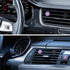 2 Pcs Silicone Car Vent Diffuser Aromatherapy, Car Diffuser Vent Clip, Car Air Outlet Aromatherapy Accessories with 20 Felt Pads (Black, Purple)...