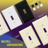ENERLITES Triple Toggle Light Switch Wall Plate, Gloss Finish, Standard Size 3-Gang 4.50" x 6.38", Unbreakable Polycarbonate Thermoplastic, 8813-L...