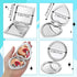 FILASLFT Butterfly Diamond Painting Compact Mirror Makeup Mirror Diamond Art Pocket Mirror Portable Foldable Mirror 4 Pcs Christmas Birthday Gifts...