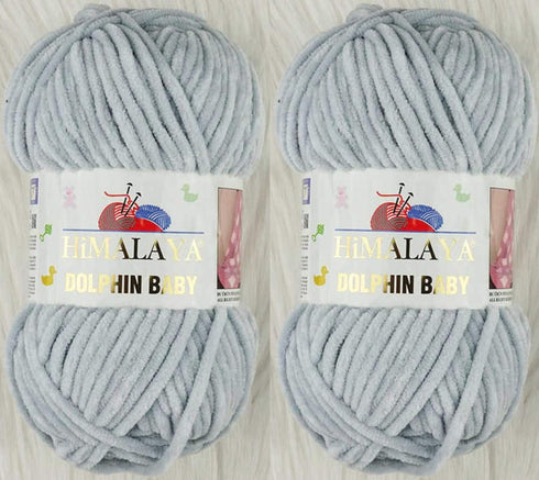 Himalaya Dolphin Baby Yarn Knitting Yarn 2 Skeins 264 Yards 2x100gram Super Bulky Baby Blanket Yarn (80325)...