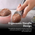 New Star Foodservice 7006957 Commercial Ice Cream Dipper Scoop Yellow 3-oz Size 12 (Hand Wash Only)...