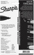 Sharpie 38264PP Permanent Markers, 5.3mm Chisel Tip, Black, 4/Pack...