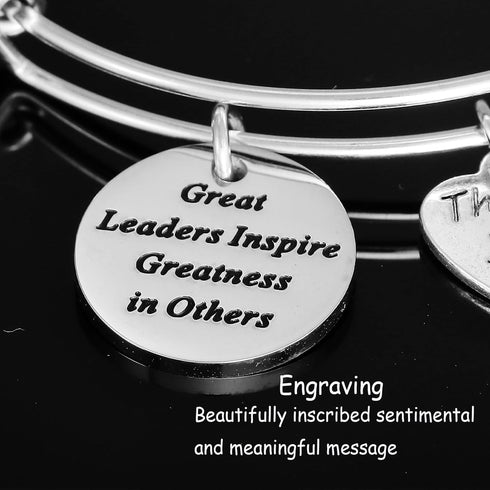 Kivosliviz Gifts for Boss Lady Bracelet Leaders Appreciation Best Boss Bracelet...