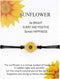 Sunflower Bracelet Anklet Pinky Promise Friendship Adjustable Bracelet Anklet Sunflower Best Gifts for Best Friends Couple Family...