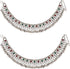 Efulgenz Indian Silver Tone Anklets Indian Jewelry Anklet Sets for Women Bollywood Crystal Faux Pearl Ghungroo Bell Anklets Wedding Bridal Anklet ...
