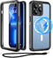 Beeasy for iPhone 13 Pro Max Waterproof Case (6.7") Compatible with MagSafe - 360 Degree Outdoor Protective Magnetic Phone Case, Armor Case Dustpr...