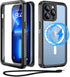 Beeasy for iPhone 13 Pro Max Waterproof Case (6.7") Compatible with MagSafe - 360 Degree Outdoor Protective Magnetic Phone Case, Armor Case Dustpr...