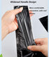 Trash Bags, 4 Gallon Small Trash Bag Kitchen Black Garbage Bags for Bedroom Office Bathroom, 4 Gal Small Trash Can Liners with Handles,100 Count...