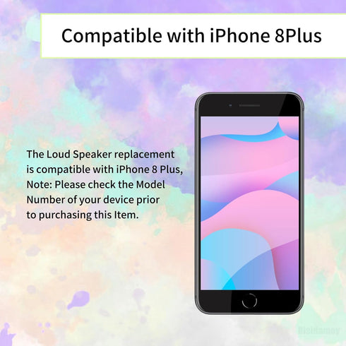 Loud Speaker Replacement for iPhone 8 Plus Loudspeaker Part Audio Performance Buzzer Ringer Module Sound Flex Cable Assembly Part......