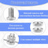 20 Pieces Split Bolt Joint Clamp Wire Connector Electrical Fence Connector Aluminium Alloy for Multiple Electric Fence...