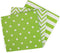 Disposable Striped Chevron Polka Dot Green Paper Party Napkins 60 Count...
