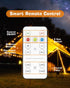 Battery Operated Light Bulb with Remote Control 1800K...