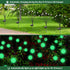 Halloween Decorations Solar Spooky Lights Outdoor - 2PACK 16LED Wind Dance Green Swaying Firefly Lights with Halloween Party Decor, Outdoor Waterp...