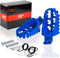 1PZ AP1-Y01 Blue Aluminium Footrest Foot Pegs Rest Replacement for Honda XR50R CRF50 CRF70 CRF80 CRF100F Yamaha PW50 PW80 TW200 TTR90 TTR90E Dirt ...