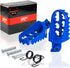 1PZ AP1-Y01 Blue Aluminium Footrest Foot Pegs Rest Replacement for Honda XR50R CRF50 CRF70 CRF80 CRF100F Yamaha PW50 PW80 TW200 TTR90 TTR90E Dirt ...