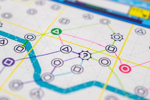 Blue Orange Games Next Station London Board Game - Family or Adult Strategy Flip and Write Game for 1 to 4 Players. Recommended for Ages 8 & Up. S...