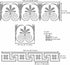 Aleks Melnyk No.334 Metal Stencil, Ancient Greek Fret and Roman Ornament, Meander, Palmette Motif, Border, Patterns, Small Stencil, 1 PC, Template...