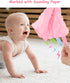 Baby Security Blanket,Soft Lovey Blanket Unisex Lovie Baby Gifts for Newborn Boys and Girls Snuggle Toy Stuffed Animal for Infant and Toddler (Pin...