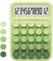 Green Calculator, UPIHO Standard Calculator,Gradient Green Calculator with 12 Digit Display and Big Buttons,Green Office Supplies and Desk Accesso...