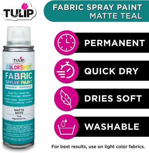Tulip ColorShot Instant Fabric Color 3oz. Teal...