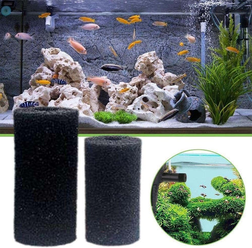 5Pcs Black Aquarium Filter Sponges,Aquarium Pre-Filter Sponges Filter Intake Sponge Strainer Foam Guard Cover for Freshwater and Saltwater Fish Ta...
