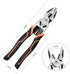 Lineman Pliers, 9-inch High Leverage Linesman Pliers, 6-in-1 Combination Lineman Pliers, Heavy Duty Side-cutting Pliers with Screw Remover/Wire St...