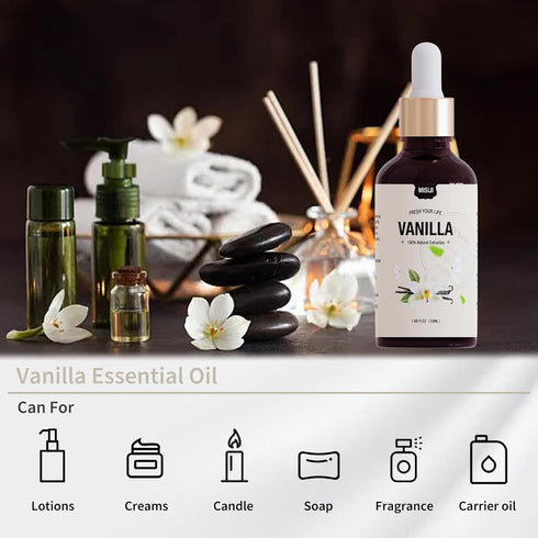 Essential Oils-MISIJI Essential Oils for Diffuser for Home,Diffuser Oils Scents for Aromatherapy,Laundry,Candle&Soap Making,Humidifiers Vanilla 1....