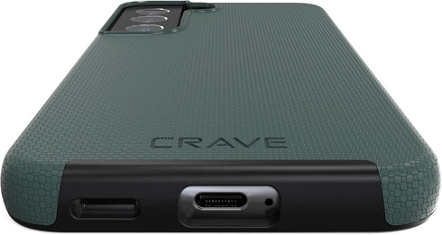 Crave Dual Guard for Samsung Galaxy S22 Case, Shockproof Protection Dual Layer Case for Samsung Galaxy S22 5G - Forest Green...