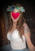 Vivivalue Fairy Flower Crown Woodland Headband Forest Elf Headpiece for Halloween Cosplay Renaissance Wedding Bridal Shower Maternity Shoot...