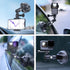 TELESIN Suction Cup Car Mount with Phone Holder, Windshield Window Dashboard Boats Vehicle Attach for GoPro Max Mini Hero 12 11 10 9 8 7 6 5 Insta...
