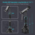 Cup Holder Car Tablet Mount, 360° Adjustable 2-Arm Stand Holder for iPad Pro 12.9/11/10.5/9.7/Air/Mini 6/5/4, Samsung Galaxy Tab/Z Fold 4/3, Amazo...
