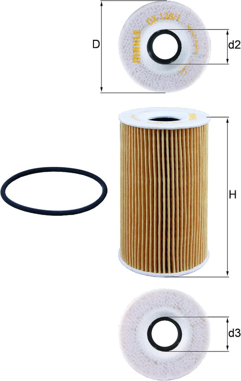 Mahle OX 128/1D Oil Filter...