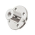 6.35mm(1/4 in) Flange Shaft Coupling, Rigid Coupling Motors Guide Support Coupler, High Hardness Connector Flanged Mount for DIY RC Model Motors C...