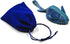 Genuine Leather Mouse Coin Purse Wallet, Womens Change Purse with Zipper, Cute Soft Leather Coin Pouch Mini Size (Blue)...