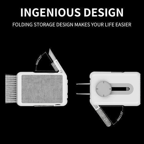 Airpod Cleaner Kit for Airpods Pro 1 2 3,6-in-1 Multi-Function Portable Computer Keyboard Cleaning Tools with Soft Brush Keycap Puller for Laptop ...