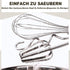 3Pcs Hand Mixer,Stainless Steel Kitchen Mixer Handheld Attachments Set 7.5inch for Electric Drill Dishwasher Safe(1 Beater, 1 Dough Hooks, 1 Ballo...