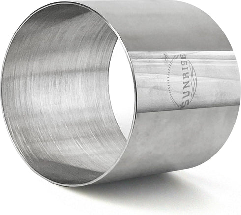 Sunrise Kitchen Supply Plating Forms Stainless Steel Ring Mold Sets 3" X 2.75" (2)...