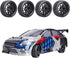 4PCS 1/10 RC On-Road Tires & Wheels 12mm Hex Preglued for Tamiya HSP HPI RC Racing Car...