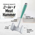 Zulay Professional Meat Tenderizer Tool - Dual Sided Meat Mallet Pounder With Comfort Grip Handle - Heavy Duty Meat Hammer Tenderizer - Meat Tende...