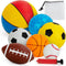 Balls for Toddlers 1-3,Toddler Sports Toys,Set of 7 Kids Ball Soft Foam Baby Sports Balls- Soccer Ball Basketball Baseball Rugby Bounce Ball Playg...