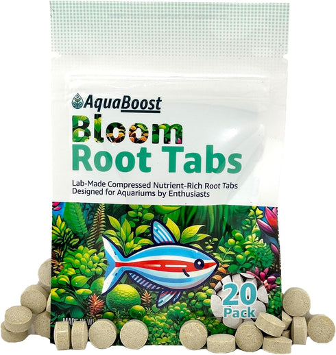 Bloom Root Tabs Aquarium Plant Supplement | Fish Tank Root Tabs (20 Pack)...
