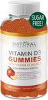 Sugar Free Vitamin D3 K2 Gummies - Vitamin D3 Gummies 5000 IU+K2 MK7 80 mcg, K2 D3 Vitamin Supplement Adults, Vitamin D K2 for Bones, Immune, Hear...