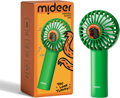 MiDeer Mini Portable Fan, 3 Speed Powerful Handheld Fan, Rechargeable Personal Fan, Cute Design Small Desk Fan for Travel Outdoor Makeup Stylish G...